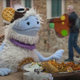 Waffles samples the local fare in Italy